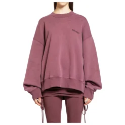 Sweatshirts<The Attico Mauve Fade Bomuld Crewneck Sweatshirt Lilla