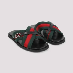 Sandaler<Gucci Maverik Polyamide Sandaler Multifarvet