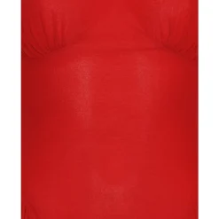 Kjoler^ROTATE Birger Christensen Maxi V-Neck Kjole Rød