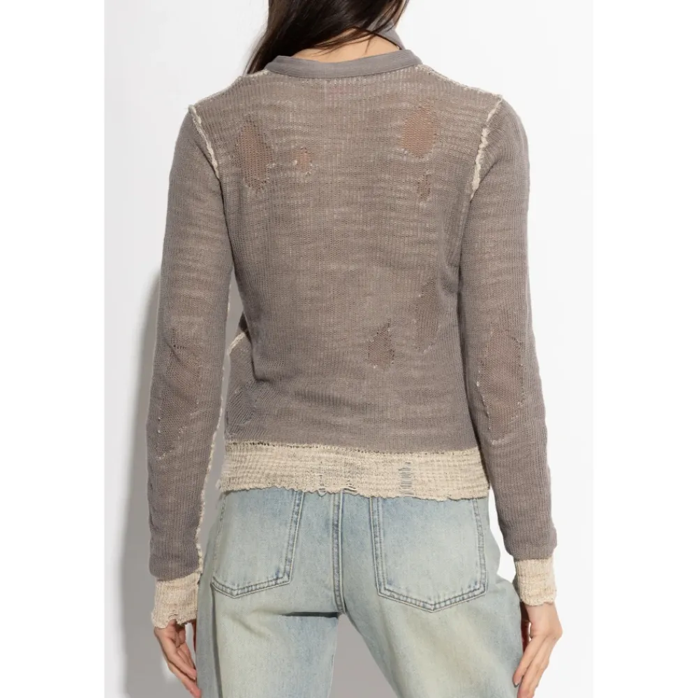 Striktrøjer & Sweatere<Diesel M-DRACARINA Sweater Beige