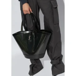 Indkøbstasker^Saint Laurent Medium Shopper Taske Grøn