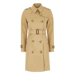 Frakker^Burberry Mellemlang Chelsea Heritage Trenchcoat Beige