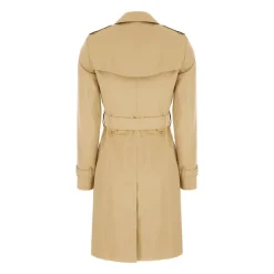 Frakker^Burberry Mellemlang Chelsea Heritage Trenchcoat Beige