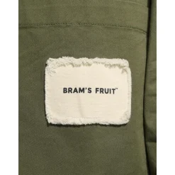 Skjorter<Bram's Fruit Mellemtung Bomuld Chore Overshirt med Lommer Grøn