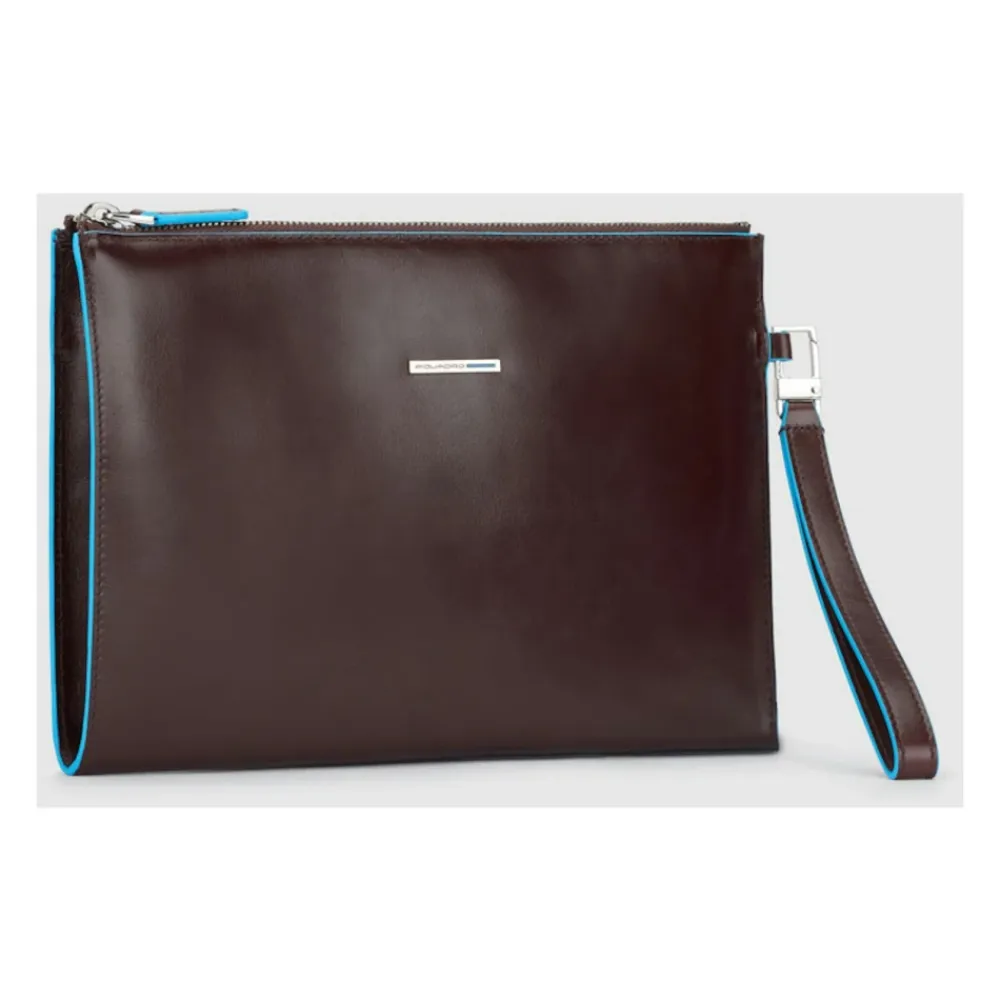 Laptop Tasker^Piquadro Men's clutch for iPad@mini Brun