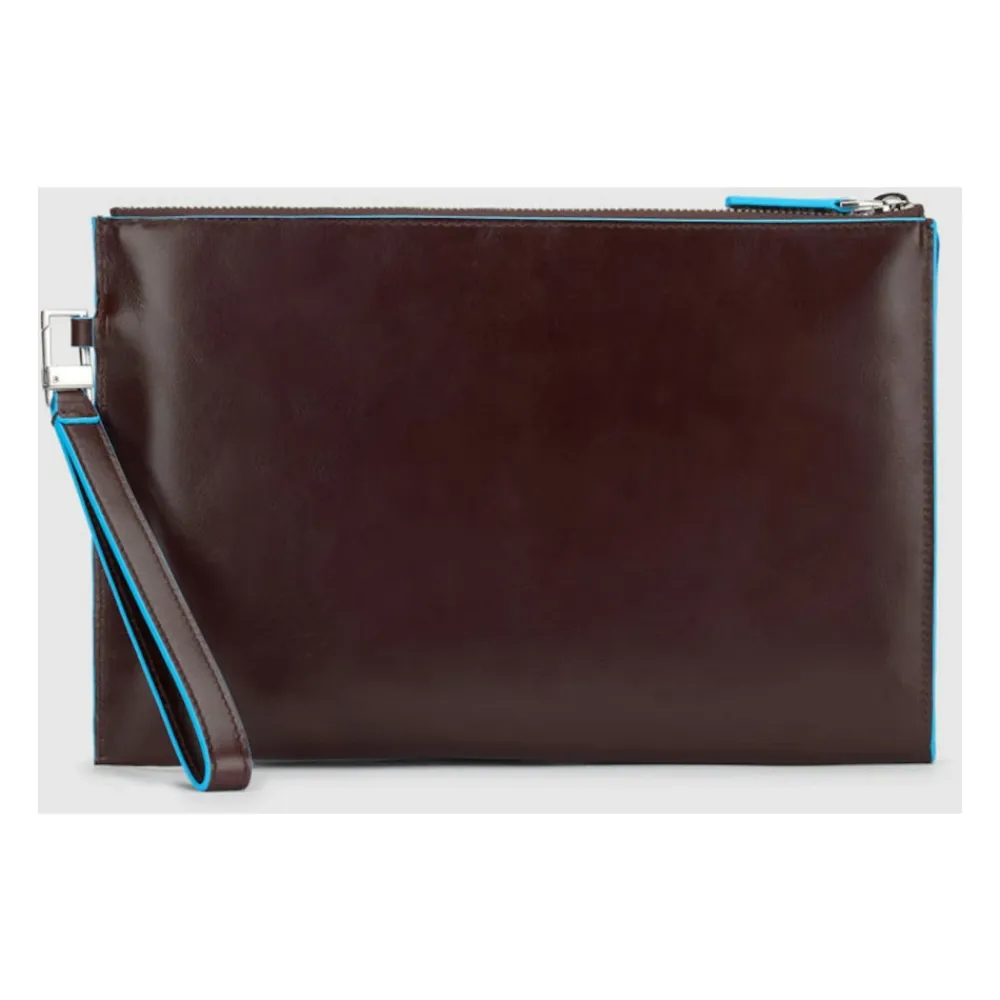 Laptop Tasker^Piquadro Men's clutch for iPad@mini Brun