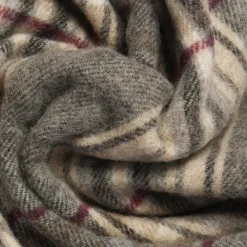 Halstørklæder Og Tørklæder^Piquadro Men's scarf with madras check pattern Brun