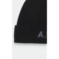 Huer, Kasketter & Hatte<A.P.C. Merino Uld Harry Beanie Hat Sort