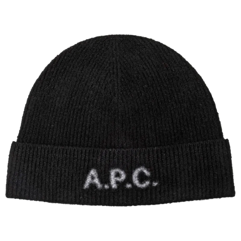 Huer, Kasketter & Hatte^A.P.C. Merino Uld Ribstrikket Hat Blå