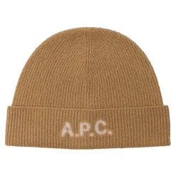 Huer, Kasketter & Hatte^A.P.C. Merino Uld Ribstrikket Hat Brun