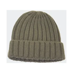 Huer & Kasketter^Woolrich Merino Wool Logo Beanie Grå