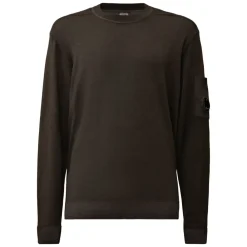 Sweatshirts<C.P. Company Merinos Crewneck Strikvarer Sweaters Brun