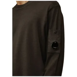 Sweatshirts<C.P. Company Merinos Crewneck Strikvarer Sweaters Brun