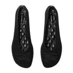 Ballerina Sko<Burberry Mesh Ballerina Sko Sort