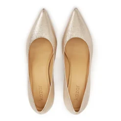 Pumps^Kazar Metallic læder bryllupspumps Gul