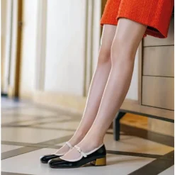 Pumps|Stiletter^Chie Mihara Metallic Læder Stiletter Sort