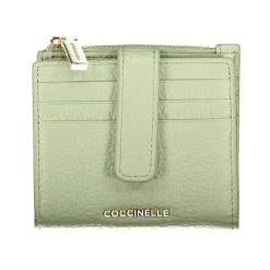 Punge & Kortholder<Coccinelle Metallic Soft Wallet Grøn