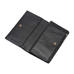 Punge & Kortholder<Coccinelle Metallic Soft Wallet Sort