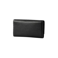 Punge & Kortholder<Coccinelle Metallic Soft Wallet with Flap Sort