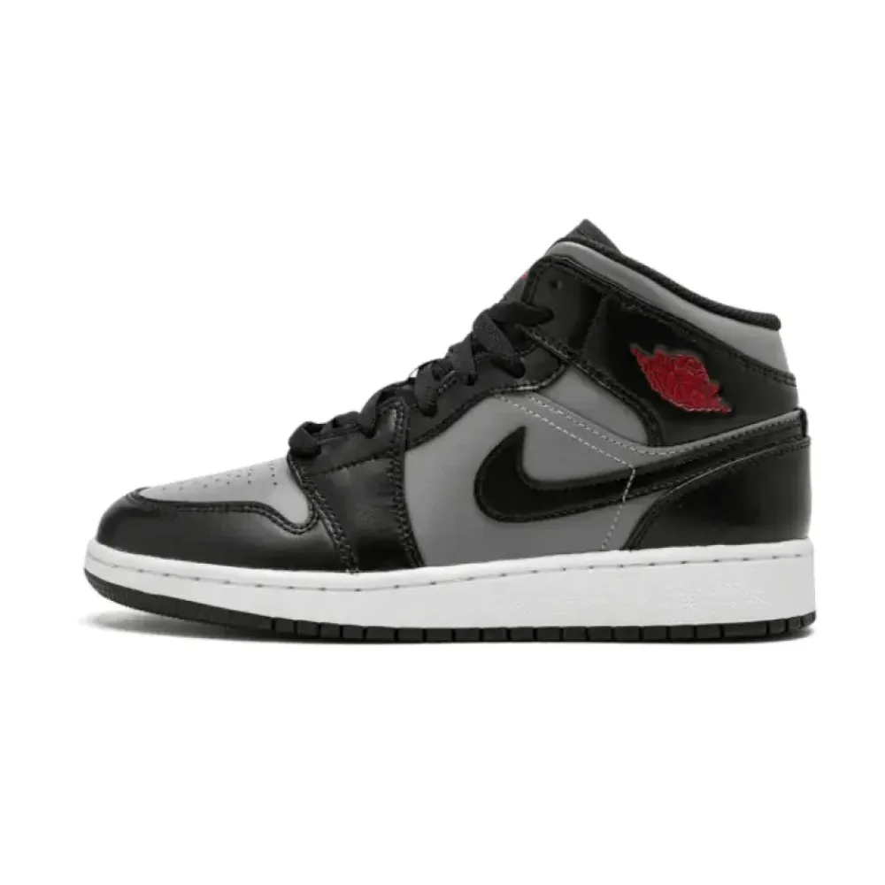 Sneakers^Jordan Mid Shadow Red Sporty Sneakers Sort