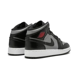 Sneakers^Jordan Mid Shadow Red Sporty Sneakers Sort