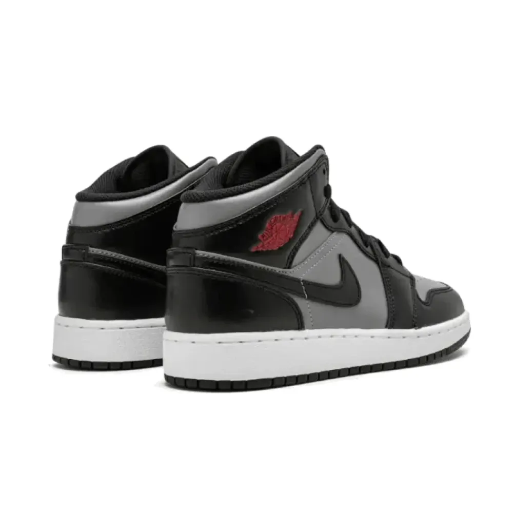 Sneakers^Jordan Mid Shadow Red Sporty Sneakers Sort