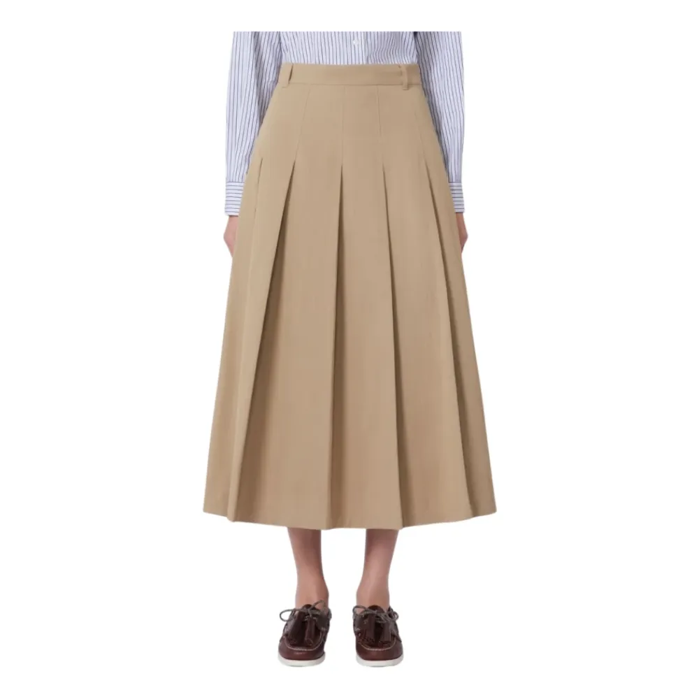 Nederdele<Weekend Max Mara Midi Nederdel Brun