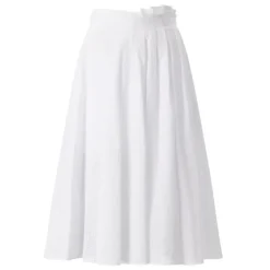 Nederdele<MSGM Midi Nederdel Hvid