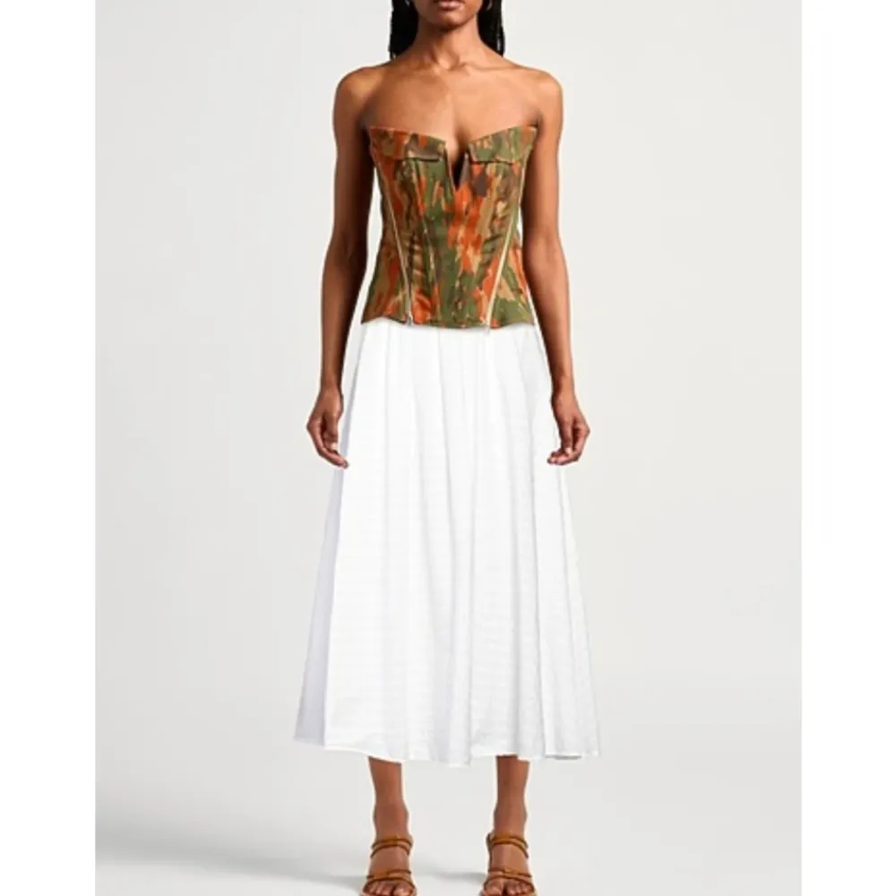 Nederdele<MSGM Midi Nederdel Hvid