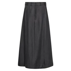 Nederdele<Co'Couture Midi Nederdel Sort