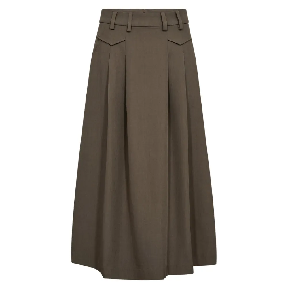 Nederdele^Co'Couture Midi Skirts Brun
