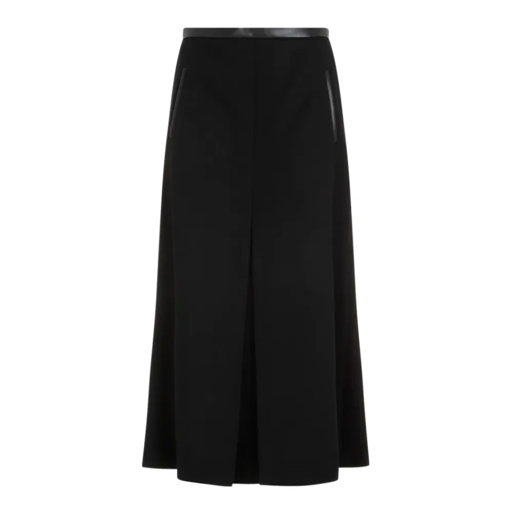 Nederdele<Saint Laurent Midi Skirts Sort