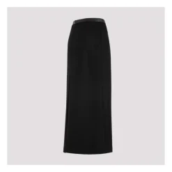 Nederdele<Saint Laurent Midi Skirts Sort