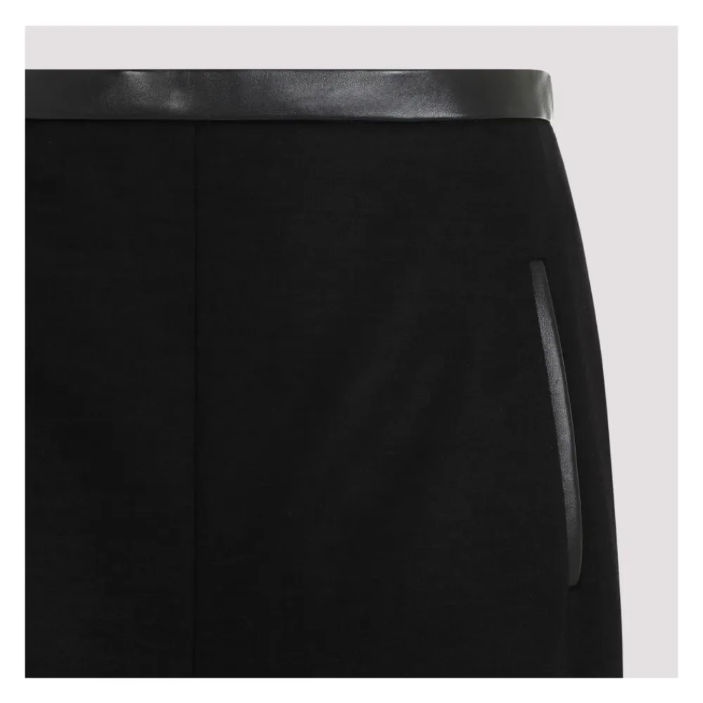 Nederdele<Saint Laurent Midi Skirts Sort
