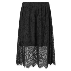 Nederdele<Lollys Laundry Midi Skirts Sort