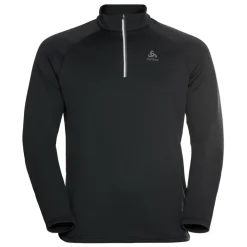 T-Shirts & Toppe|Træningstrøjer^Odlo MIDLAYER 1/2 ZIP BESSO Sort