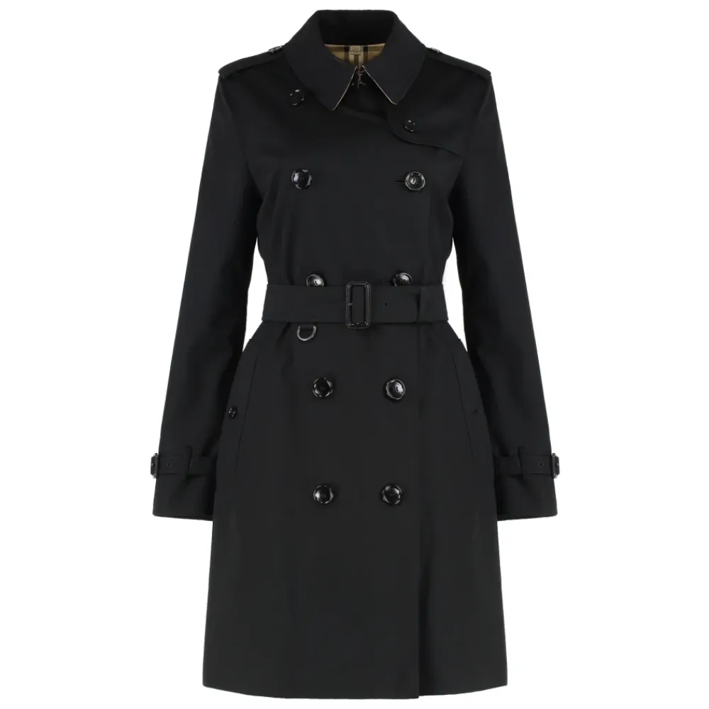 Frakker^Burberry Mid-length Kensington Heritage Trenchcoat Sort