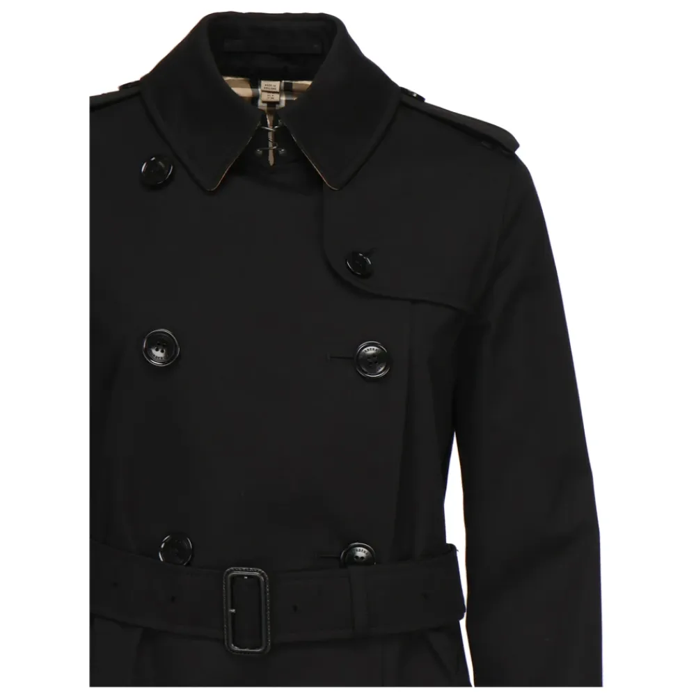 Frakker^Burberry Mid-length Kensington Heritage Trenchcoat Sort