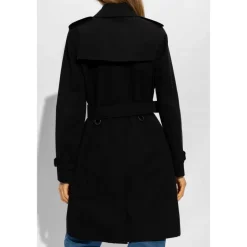 Frakker^Burberry Mid-length Kensington Heritage Trenchcoat Sort