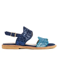 Sandaler^Angulus Midnight Blue Glitter Bølge Sandal Blå
