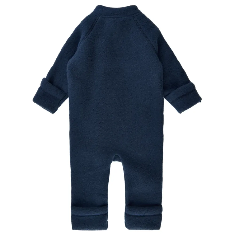 Bodystocking & Sæt^Mikk-Line Mikk -line - Wool Baby Suit, OOS50005 - thts Blå