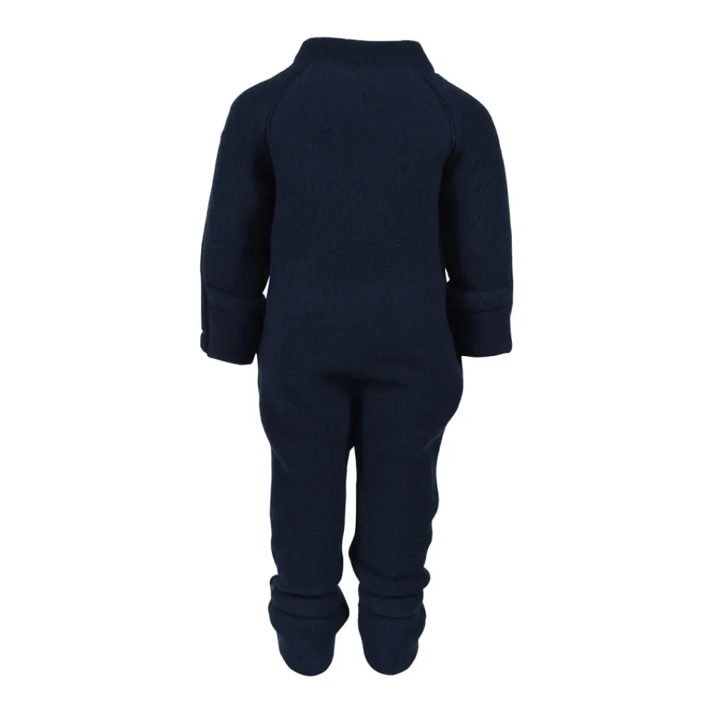 Bodystocking & Sæt^Mikk-Line Mikk -line - Wool Baby Suit, OOS50005 - thts Blå