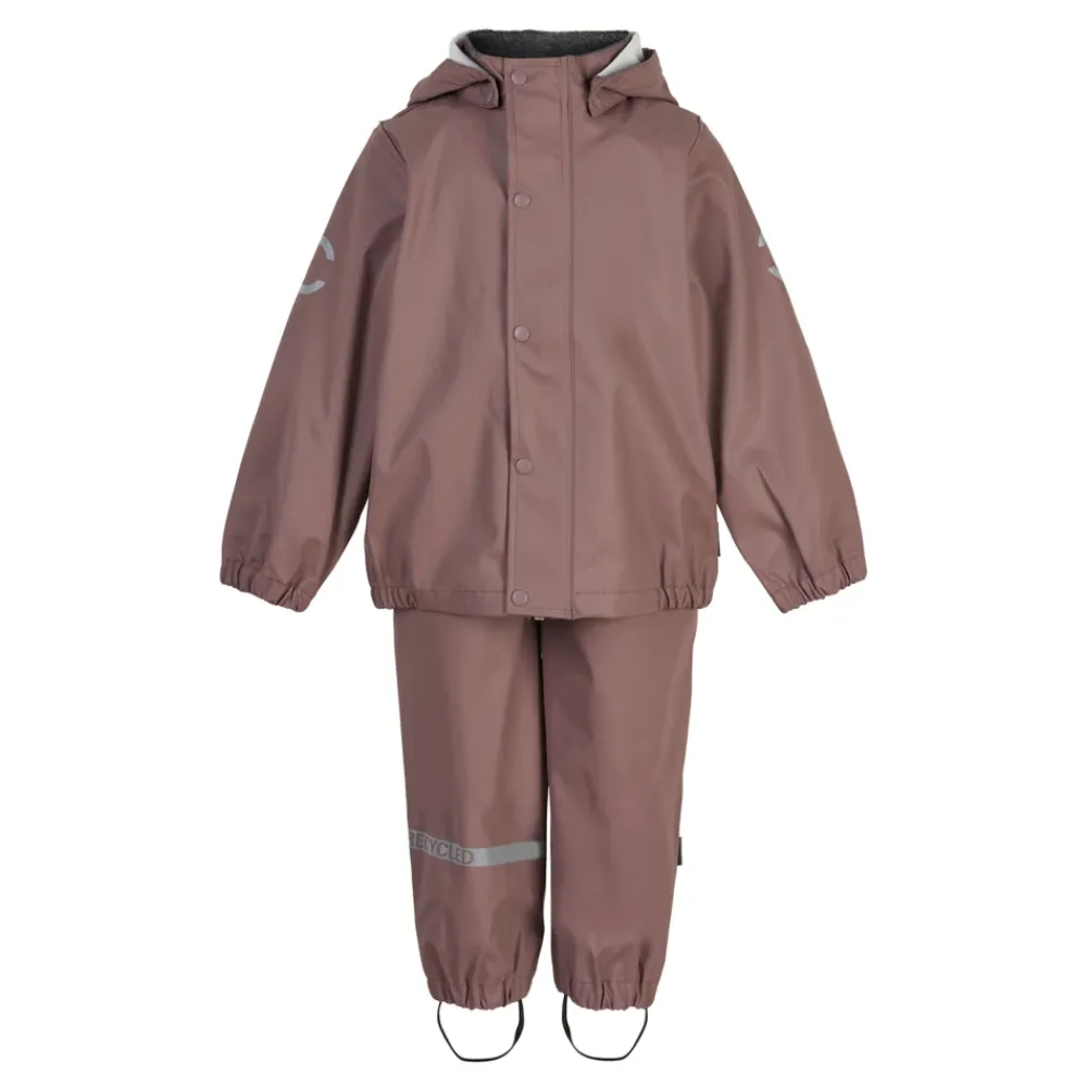 Overtøj^Mikk-Line - PU Rain Set W. Susp. , 33145NOOS - Burlwood Pink