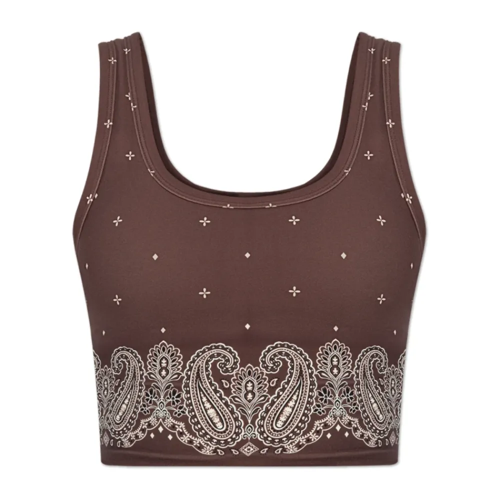 T-Shirts & Toppe<The Upside Mikkola Lou Sports BH Brun