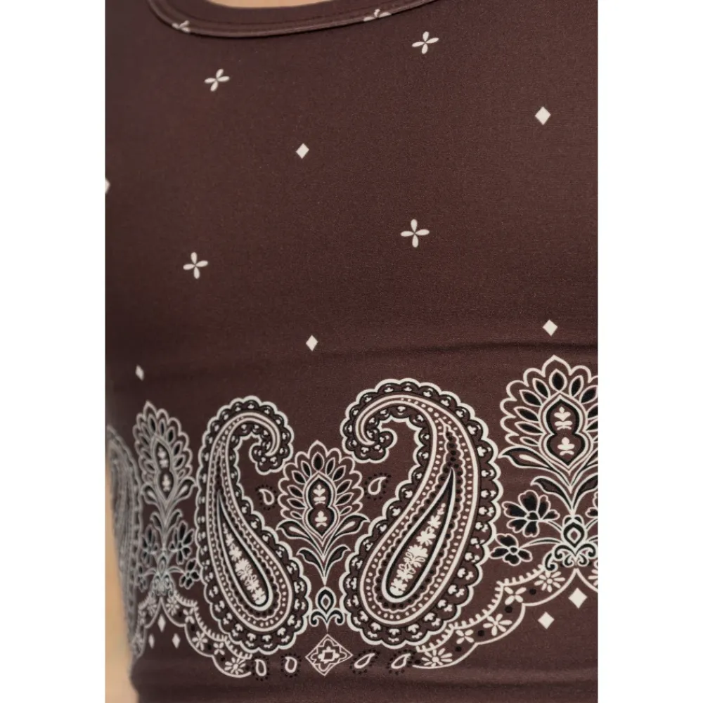 T-Shirts & Toppe<The Upside Mikkola Lou Sports BH Brun