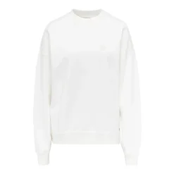 Sweatshirts^Anine Bing Miles Cotton Sweatshirt Hvid