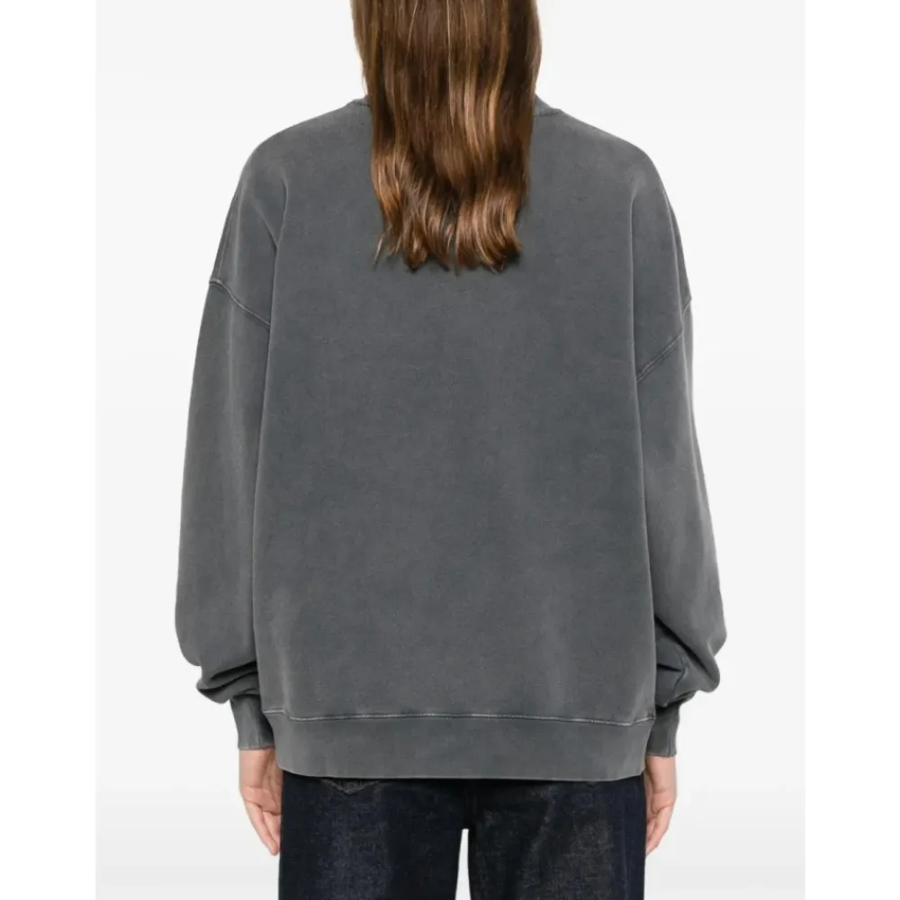 Sweatshirts|Striktrøjer & Sweatere<Anine Bing Miles New York Sweatshirt Sort