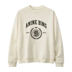 Sweatshirts|Striktrøjer & Sweatere^Anine Bing Miles Sweatshirt Collegiate Beige