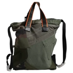 Rygsække^Dolce & Gabbana Military Green Patchwork Rucksack Rygsæk Grøn