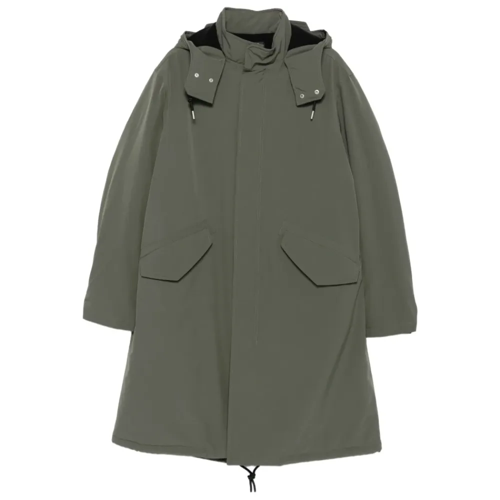 Frakker<A.P.C. Militær Khaki Parka Anatole Grøn